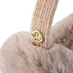 FAUX-FUR EARMUFF TAN -Stevemadden STEVEMADDEN ACCESSORIES SMA 1578 TAN DETAIL
