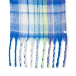 PLAID SCARF BLUE MULTI 9 PLAID SCARF BLUE MULTI -Stevemadden STEVEMADDEN ACCESSORIES SMA 2561 BLUE MULTI 25411