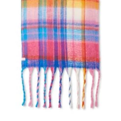 PLAID SCARF PINK MULTI 9 PLAID SCARF PINK MULTI -Stevemadden STEVEMADDEN ACCESSORIES SMA 2561 PINK MULTI 25415