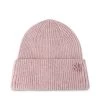METALLIC THREADRIB BEANIE PINK -Stevemadden STEVEMADDEN ACCESSORIES SMA 2705 PINK FRONT