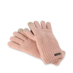 TOUCHSCREEN GLOVES BLUSH -Stevemadden STEVEMADDEN ACCESSORIES SMA 2734 BLUSH FRONT2