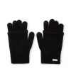 TOUCHSCREEN RIBBED GLOVES BLACK -Stevemadden STEVEMADDEN ACCESSORIES SMA 665 BLACK