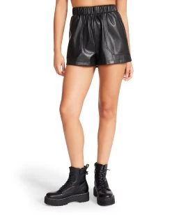 FAUX THE RECORD SHORT BLACK -Stevemadden STEVEMADDEN APPAREL BL303047 BLACK 04