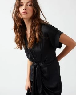 TORI DRESS BLACK -Stevemadden STEVEMADDEN APPAREL BM308083 BLACK 03