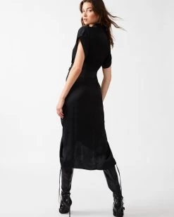 TORI DRESS BLACK -Stevemadden STEVEMADDEN APPAREL BM308083 BLACK 04
