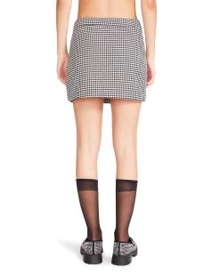 CAMERON SKIRT WHITE/BLACK -Stevemadden STEVEMADDEN APPAREL BM309712 WHITE 05