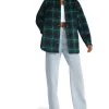 BELLE PLAID JACKET GREEN MULTI 2 BELLE PLAID JACKET GREEN MULTI -Stevemadden STEVEMADDEN APPAREL BM402846 PONDEROSA PINE 01