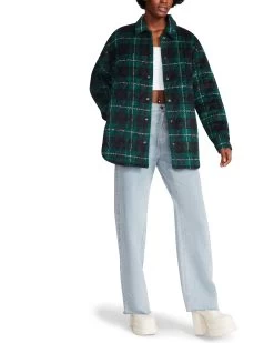 BELLE PLAID JACKET GREEN MULTI