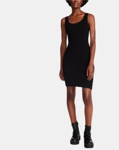 IVANA SWEATER DRESS BLACK -Stevemadden STEVEMADDEN APPAREL BM407348 BLACK 04