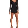 NIKKI DRESS BLACK -Stevemadden STEVEMADDEN APPAREL BM408358 BLACK 01 1