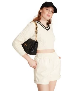 FONDA SHORT NATURAL -Stevemadden STEVEMADDEN APPAREL BN103414 BONE 06