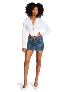 STASSI TOP WHITE 17 STASSI TOP WHITE -Stevemadden STEVEMADDEN APPAREL BN104651 WHITE 05