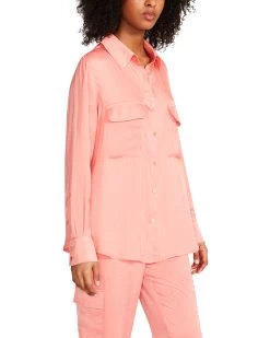 AUGUSTINA TOP PINK 8 AUGUSTINA TOP PINK -Stevemadden STEVEMADDEN APPAREL BN104708 SPRING ROSE 01