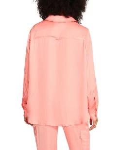 AUGUSTINA TOP PINK 9 AUGUSTINA TOP PINK -Stevemadden STEVEMADDEN APPAREL BN104708 SPRING ROSE 03