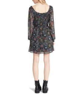 COLOR ME LUCKY DRESS BLACK -Stevemadden STEVEMADDEN APPAREL BN108546 BLACK MULTI 04