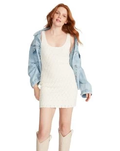 MALIA DRESS NATURAL -Stevemadden STEVEMADDEN APPAREL BN108609 WHITE 07