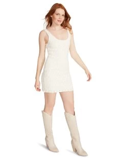 MALIA DRESS NATURAL -Stevemadden STEVEMADDEN APPAREL BN108609 WHITE 08