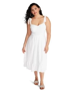 SOPHIA ROSE DRESS WHITE -Stevemadden STEVEMADDEN APPAREL BN108617 WHITE 01