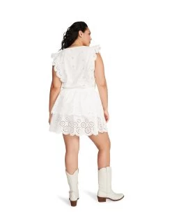JAYDA DRESS WHITE -Stevemadden STEVEMADDEN APPAREL BN108659 WHITE 06