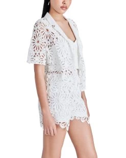 CAROLYN JACKET WHITE -Stevemadden STEVEMADDEN APPAREL BN202956 OPTIC WHITE 02