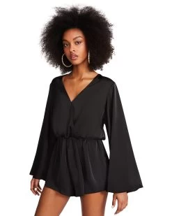 FARRAH ROMPER BLACK -Stevemadden STEVEMADDEN APPAREL BN203463 BLACK 03