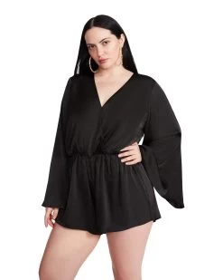 FARRAH ROMPER BLACK -Stevemadden STEVEMADDEN APPAREL BN203463 BLACK 07