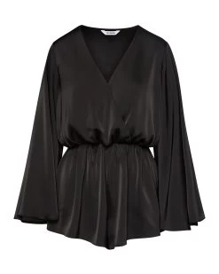 FARRAH ROMPER BLACK -Stevemadden STEVEMADDEN APPAREL BN203463 BLACK 9087