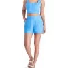 ENI SHORT BLUE 2 ENI SHORT BLUE -Stevemadden STEVEMADDEN APPAREL BN203533 INDIGO 01