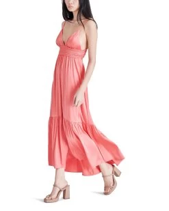 LISA DRESS PINK -Stevemadden STEVEMADDEN APPAREL BN208680 SPRING ROSE 03