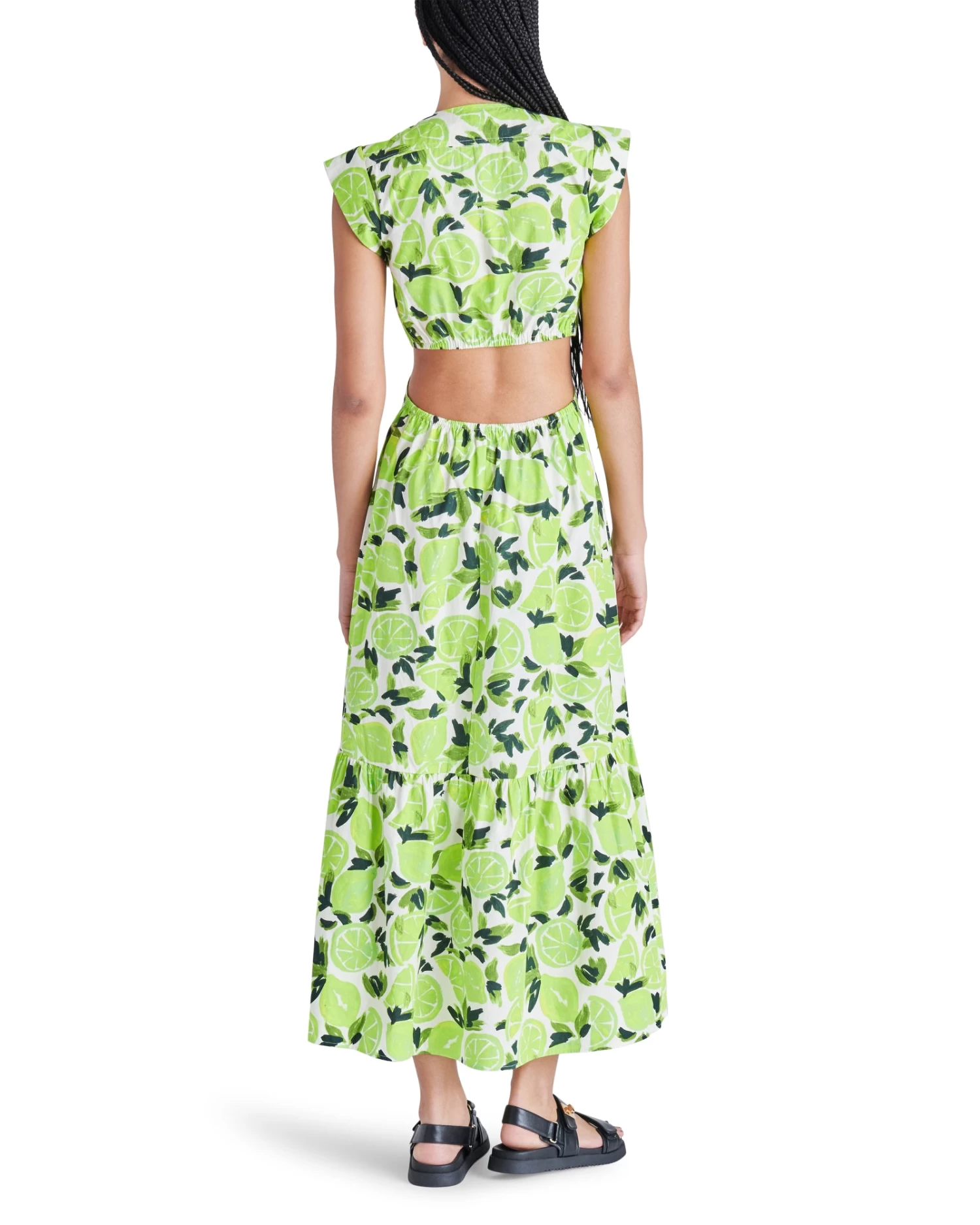 AMANDA MIDI DRESS GREEN MULTI 7 AMANDA MIDI DRESS GREEN MULTI - Image 5