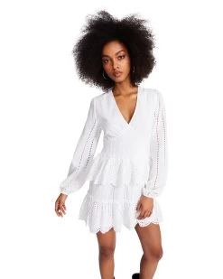 RAQUELLE DRESS WHITE -Stevemadden STEVEMADDEN APPAREL BN208692 WHITE 02