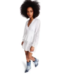 RAQUELLE DRESS WHITE -Stevemadden STEVEMADDEN APPAREL BN208692 WHITE 03