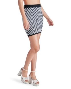 LEAH SKIRT BLACK MULTI -Stevemadden STEVEMADDEN APPAREL BN209795 BLACK MULTI MULTI 04