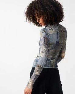 FIONA TOP DENIM -Stevemadden STEVEMADDEN APPAREL BN305015 DENIM 03