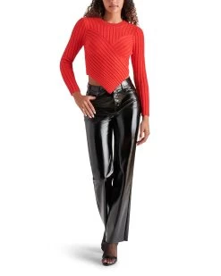MELISSA SWEATER RED -Stevemadden STEVEMADDEN APPAREL BN306381 CHERRY 04