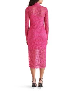 VIVIENNEE DRESS FUSCHIA -Stevemadden STEVEMADDEN APPAREL BN308065 FUCHSIA 04
