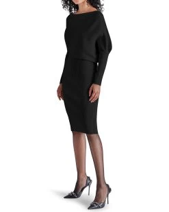 LORI DRESS BLACK 8 LORI DRESS BLACK -Stevemadden STEVEMADDEN APPAREL BN308073 BLACK 03