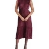 WEDNESDAY DRESS BURGUNDY -Stevemadden STEVEMADDEN APPAREL BN308103 WINE 01