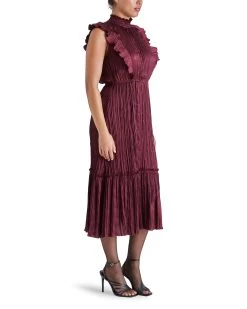 WEDNESDAY DRESS BURGUNDY -Stevemadden STEVEMADDEN APPAREL BN308103 WINE 02