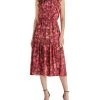 ANNA DRESS PINK MULTI -Stevemadden STEVEMADDEN APPAREL BN308144 PINK MULTI 01
