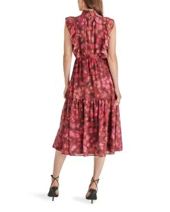 ANNA DRESS PINK MULTI 9 ANNA DRESS PINK MULTI -Stevemadden STEVEMADDEN APPAREL BN308144 PINK MULTI 04