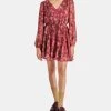 KARA DRESS PINK MULTI -Stevemadden STEVEMADDEN APPAREL BN308146 PINK MULTI 01