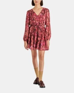 KARA DRESS PINK MULTI