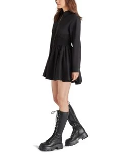ZOLA DRESS BLACK 8 ZOLA DRESS BLACK -Stevemadden STEVEMADDEN APPAREL BN308945 BLACK 03