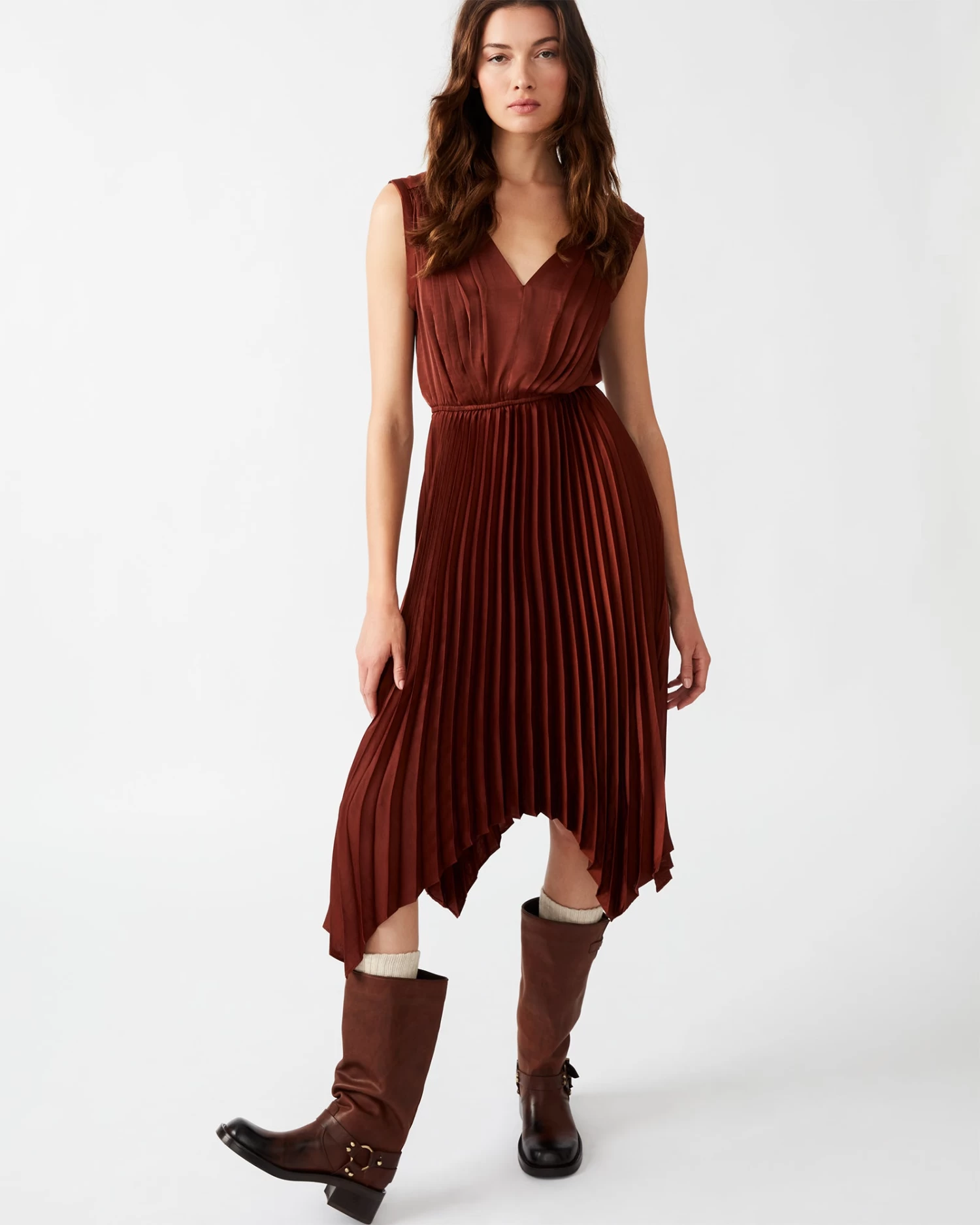 DONNA DRESS RUST 3 DONNA DRESS RUST