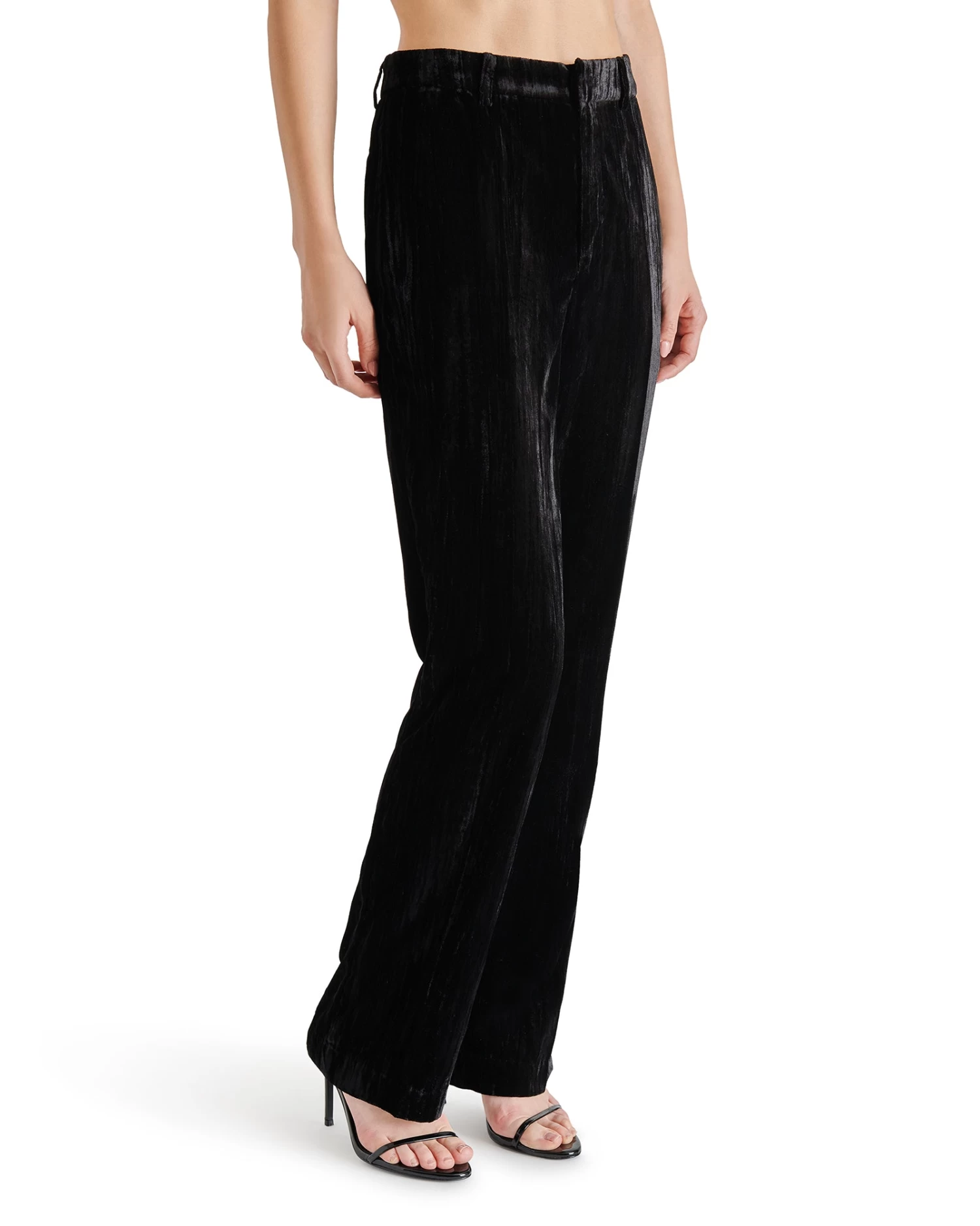 MERCER CRUSHED VELVET PANT BLACK 4 MERCER CRUSHED VELVET PANT BLACK - Image 2