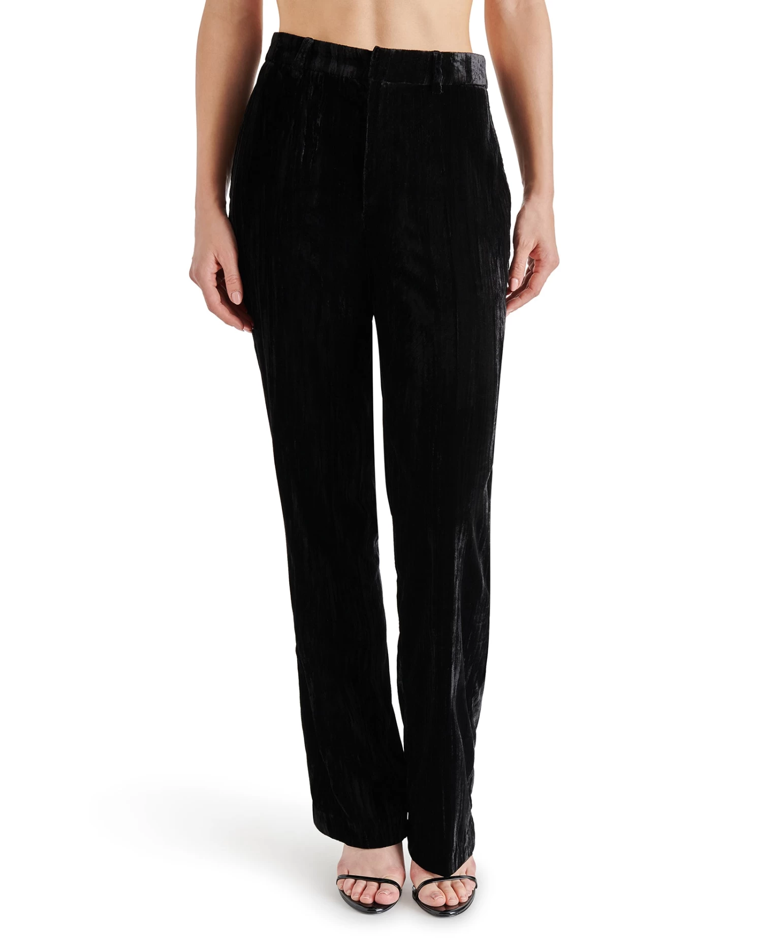 MERCER CRUSHED VELVET PANT BLACK 3 MERCER CRUSHED VELVET PANT BLACK