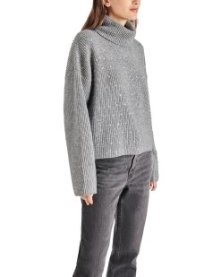ASTRO SWEATER GREY -Stevemadden STEVEMADDEN APPAREL BN406491 HEATHER GREY 03