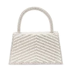BAMINA-P SILVER MULTI -Stevemadden STEVEMADDEN HANDBAG BAMINA PEARL BACK