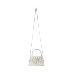BAMINA-P SILVER MULTI -Stevemadden STEVEMADDEN HANDBAG BAMINA PEARL CHAIN